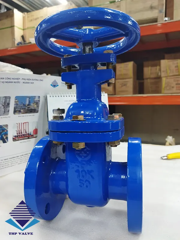 Van cổng lắp bích gang ty chìm Wonil