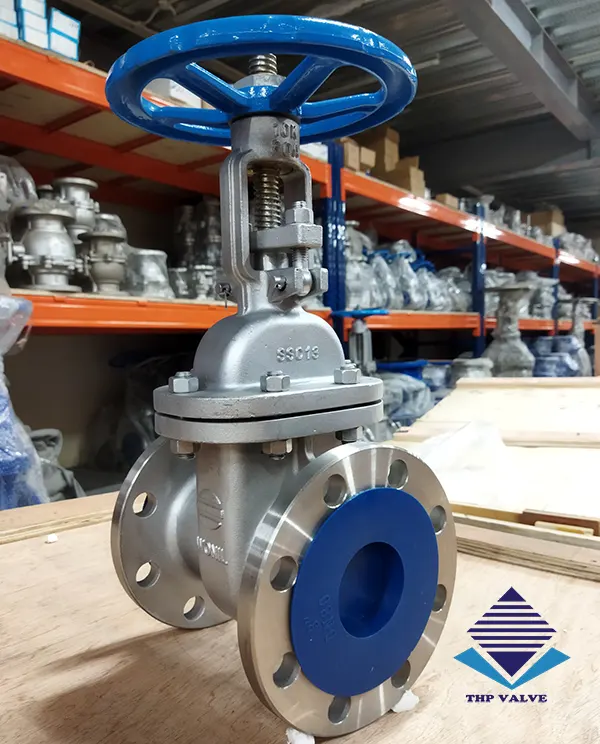 Van cổng mặt bích ty nổi inox 304