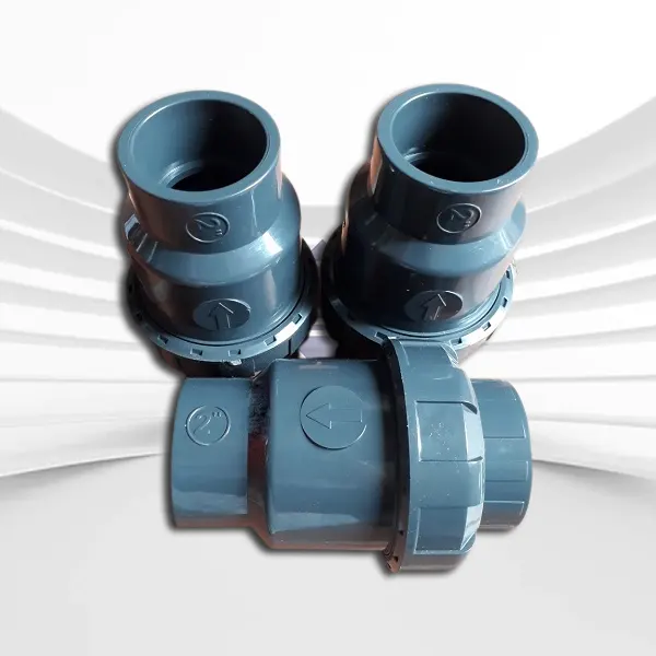 Van 1 chiều lò xo nhựa PVC