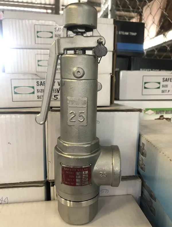 Van an toàn hơi nóng inox