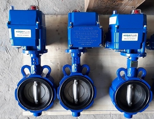 Van bướm gang điện 24VDC