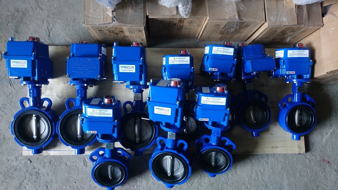 Van bướm gang điện Hàn Quốc